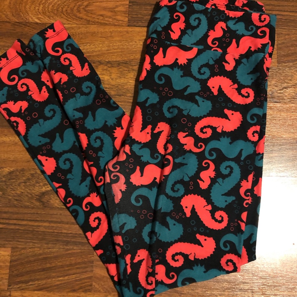 TC LuLaRoe leggings, Seahorse